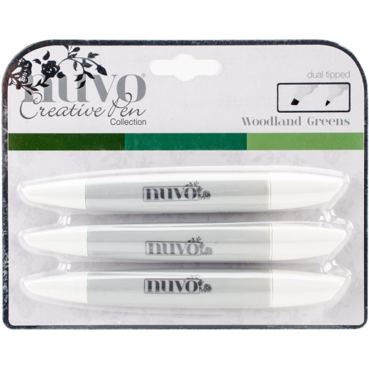 Nuvo Creative Pen Collection Woodl And Greens