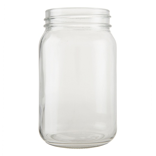 Gray Mercury Glass Mason Jar 5.5 Inches - Darice Crafts AC