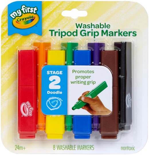 Crayola My First Tripod Grip Markers-8 Per Pkg: Unlock Your Child's Creative Potential