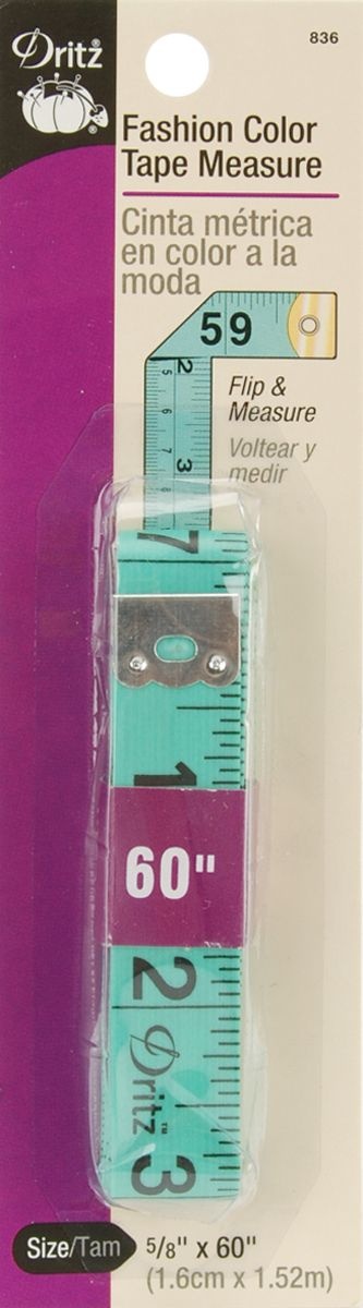 Dritz Fashion Color Tape Measure 5 Per 8 Inch X60 Inch