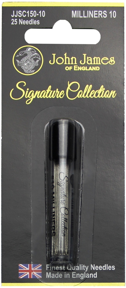 John James Signature Collection Milliner Needles-Size 10 25 Per Pkg