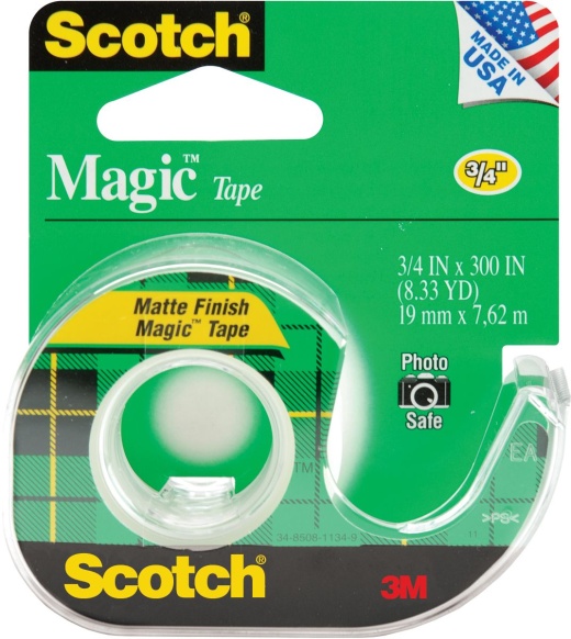 Scotch Magic Tape .75Inchesx300inches