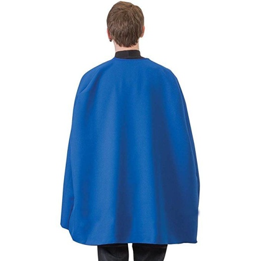 Blue Superhero Cape for Adults