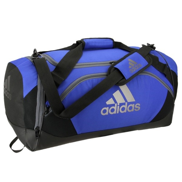 Adidas Team Issue Ii Medium Royal Blue Duffel Bag Size: 26" X 12.5" X 13.5". Color: Blue/White