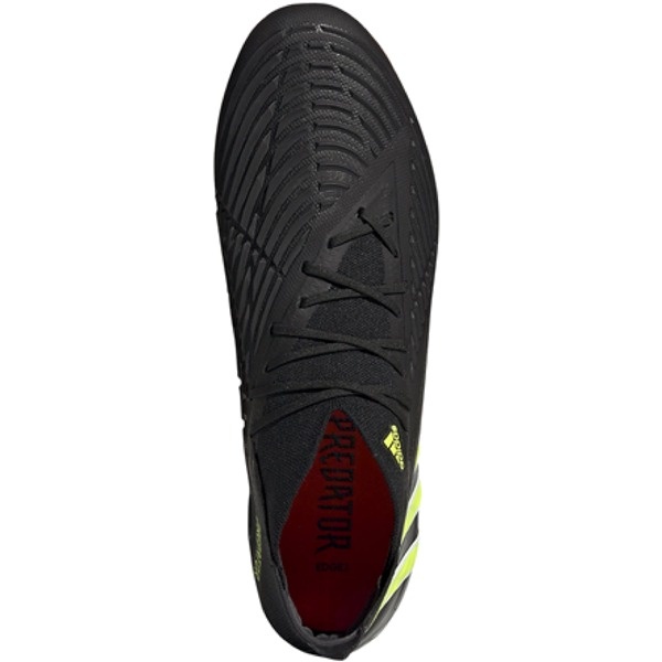 Adidas Predator Edge.1 Fg Black/Solar Yellow/Solar Red Firm Ground Soccer Cleats