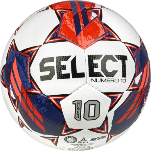 Select Numero 10 Soccer Ball - White/Red/Blue, Size 5