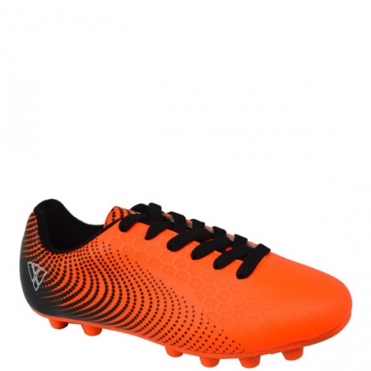 Vizari Stealth FG Orange/Black Youth Firm Ground Soccer Cleats
