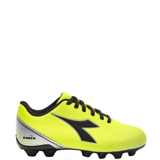 Diadora Pichichi 7 Md Jr Yellow/Black Youth Soccer Cleats