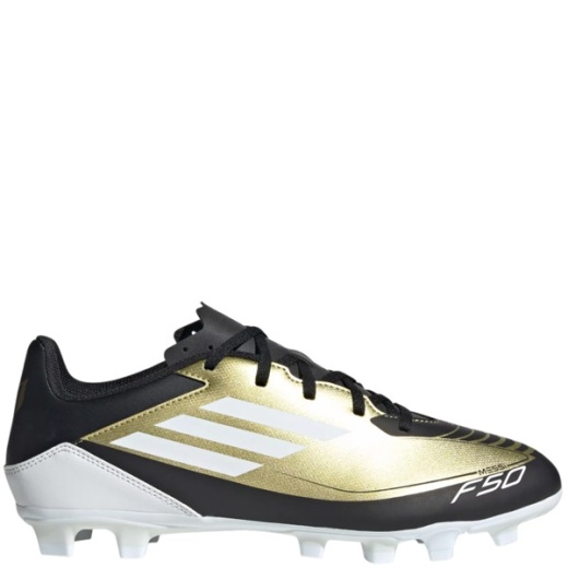 Adidas F50 Club Fxg Messi Gold/Black Soccer Cleats Size: 7. Color: Gold/Black