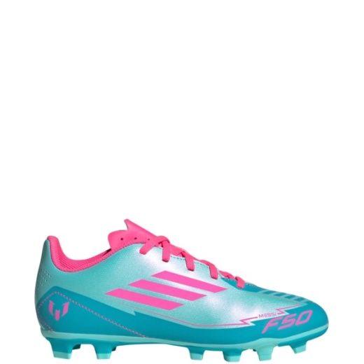 Adidas F50 Club Fxg J Messi Aqua/Pink Youth Soccer Cleats