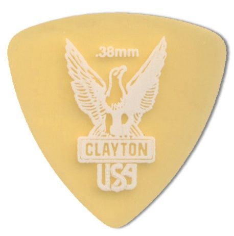 Steve Clayton Ultem Tortoise Pick: Rounded Triangle