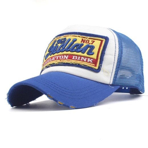 Light Blue Light Stylish Baseball Hats For Men - Adjustable