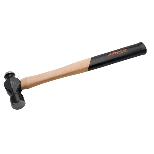 Ball Pein Hammer, 24 O.Z Head Weight, Polished Face, Wood Handle