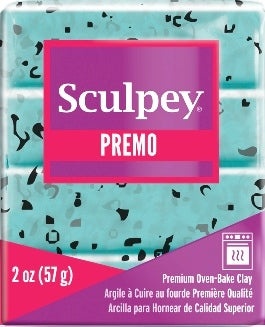 Premo Sculpey®Turquoise Granite 2 Ounce Bar Pe02 5036