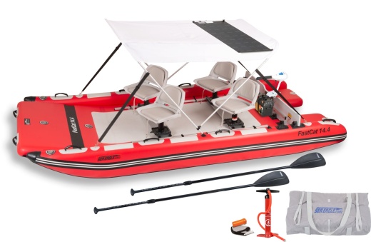 Sea Eagle Inflatable FastCat14 Catamaran Boat