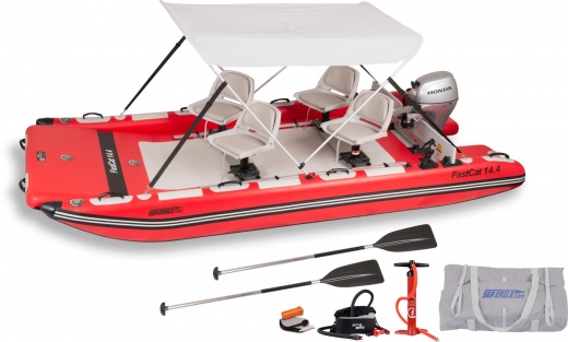 Sea Eagle Inflatable FastCat14 Catamaran Boat