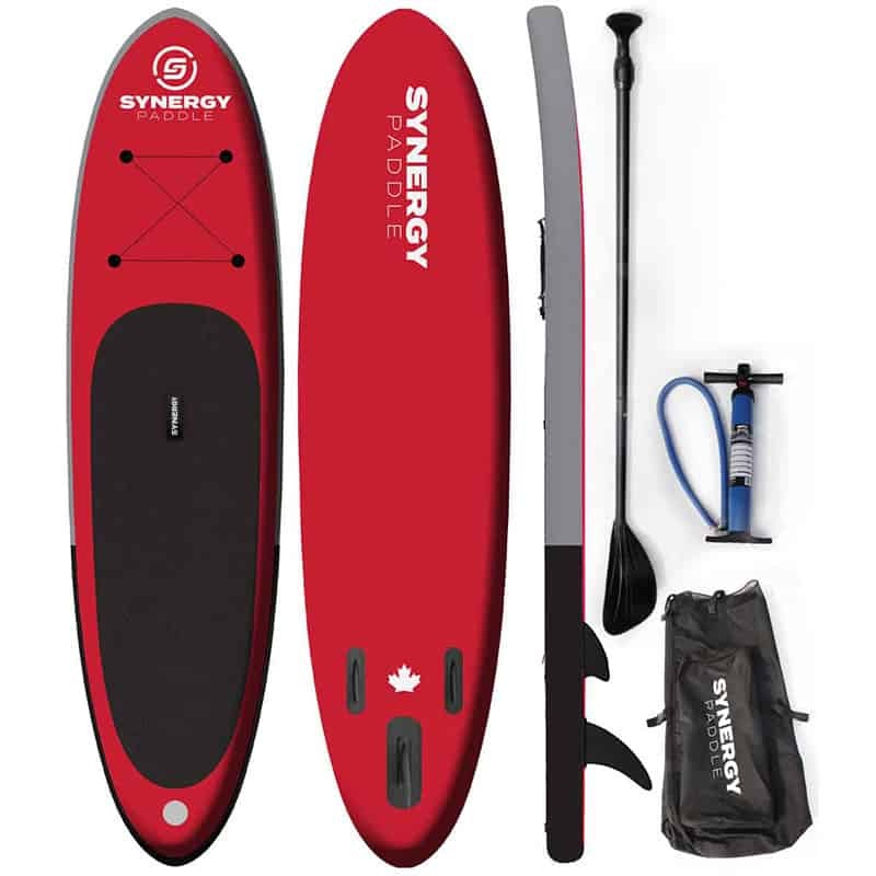 10'6 Inflatable Red Synergy Paddle Board