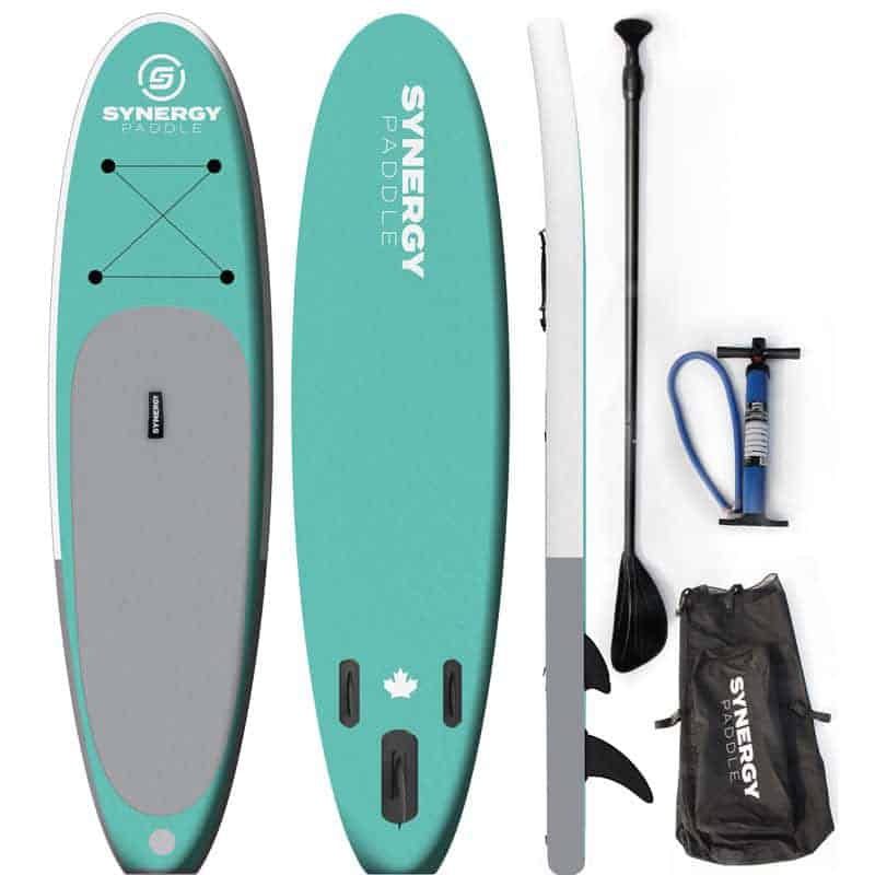 10' Inflatable Turqoise Synergy Paddle Board