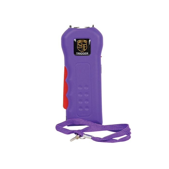 Trigger Stun Gun Flashlight - Purple
