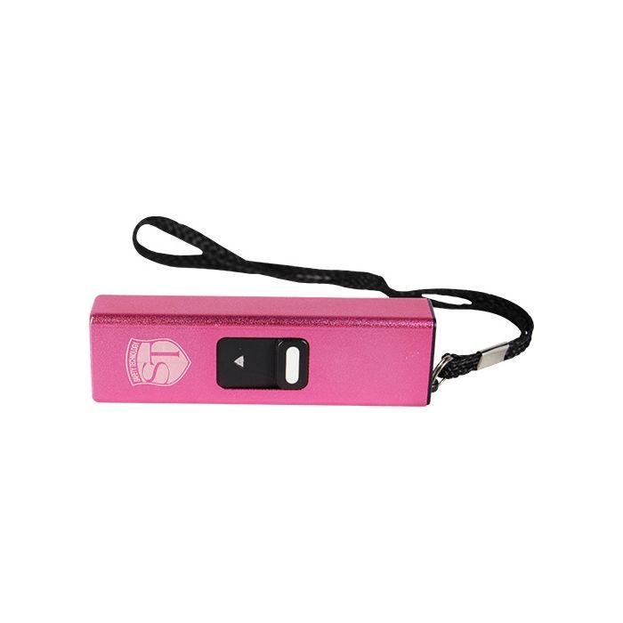 Slider Stun Gun Flashlight - Pink