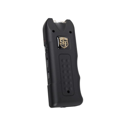 Multiguard Stun Gun, Alarm, And Flashlight With Built In Charger Black