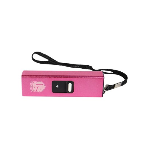 Slider Stun Gun Flashlight - Pink