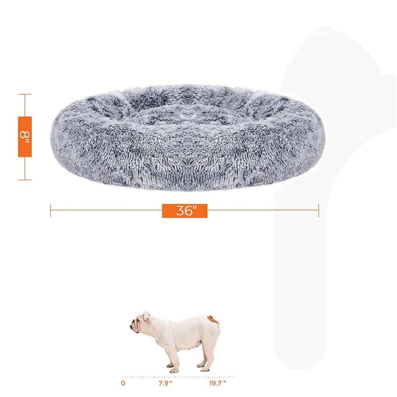 Washable DonutShaped Dog Bed