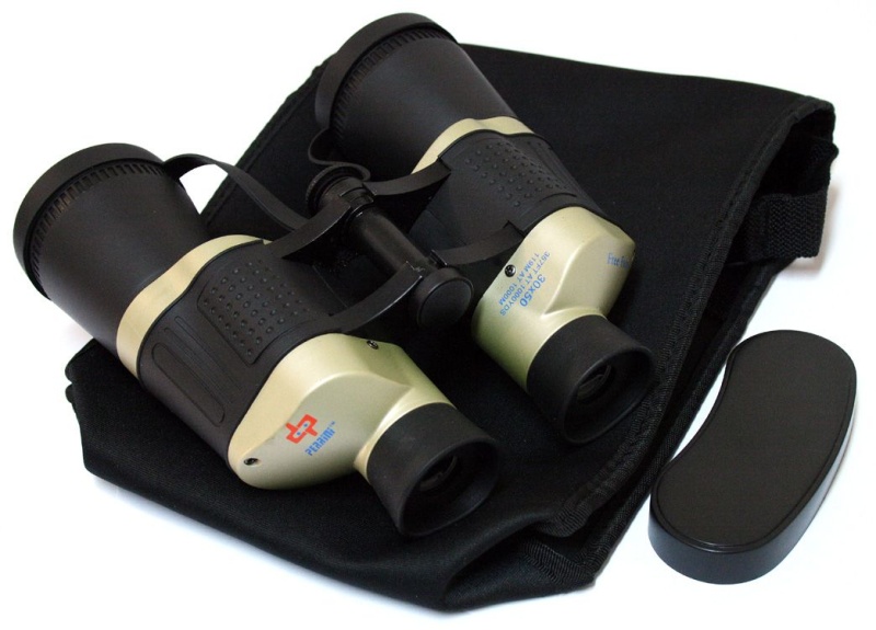 30X50 Black & Tan Free Focus High Resolution Compact Binoculars 119M/1000m