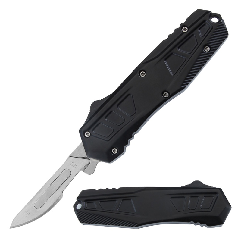 Defender 5.5" Folding Scalpel Knife with Replaceable Blades
