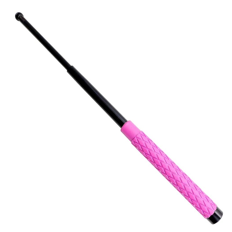 19.5" Pink Metal Baton With Carrying Sheath