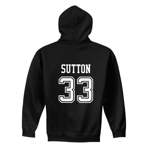 #33 Jett Sutton Nd Football Sport Youth Hood