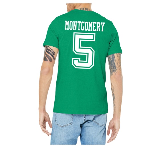 #5 Dane Montgomery Nd Hockey Sport Adult Tee