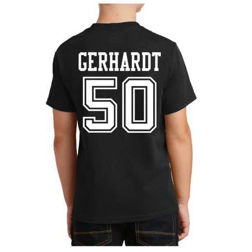 #50 Riley Gerhardt Nd Football Sport Tee