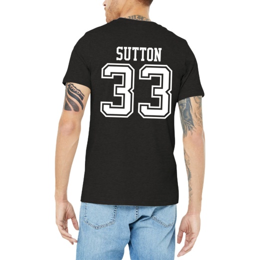 #33 Jett Sutton Nd Football Sport Adult Tee