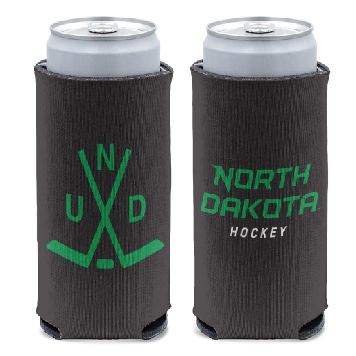 North Dakota Hockey Slim Can Cooler