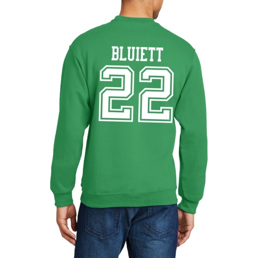 #22 Antonio Bluiett Nd Football Sport Adult Crew