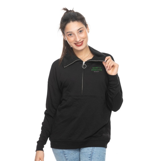 Big Collar Nd Hockey Z 1/2 Zip