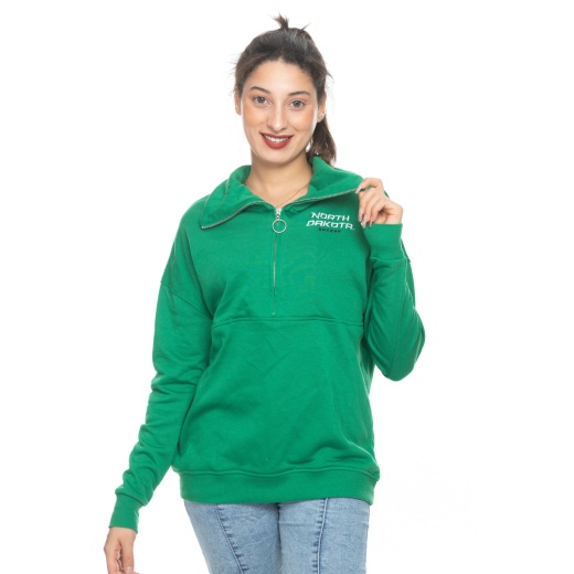 Big Collar Nd Hockey Z 1/2 Zip