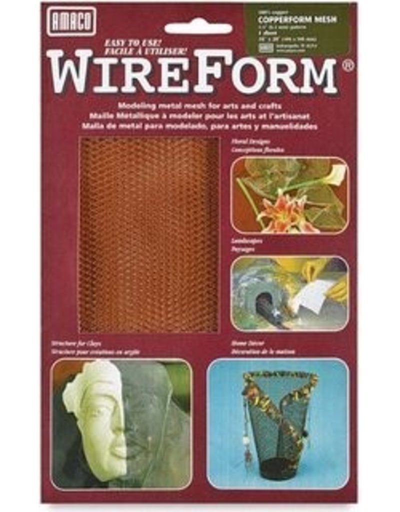 Amaco Copperform Mesh 16''X20'' 1 Sheet Wireform