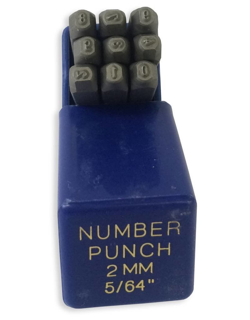 Just Sculpt 2Mm (5/64") Number Punch Set