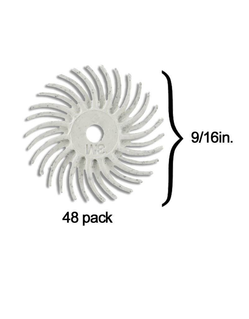 3M 3M Radial Bristle Disc 9/16'' White 120Grit (48 Pack)