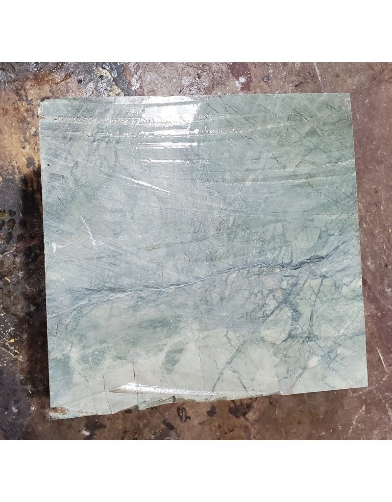 Just Sculpt 215Lb Green Nephrite Jade 12"X12"x12" Block J024