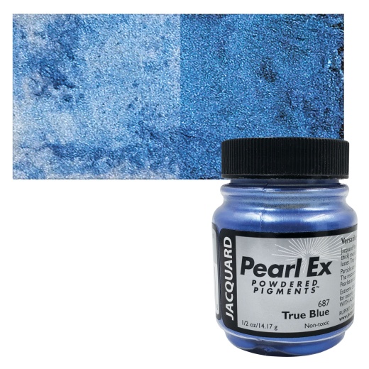 Jacquard Pearl Ex #687 .5Oz True Blue Powdered Pigment