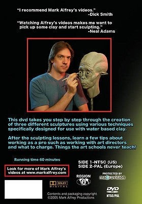 Sculpting with WED Clay DVD by Mark Alfrey