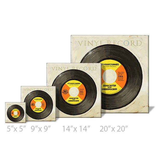 Vinyl Record Giclee Wall Art