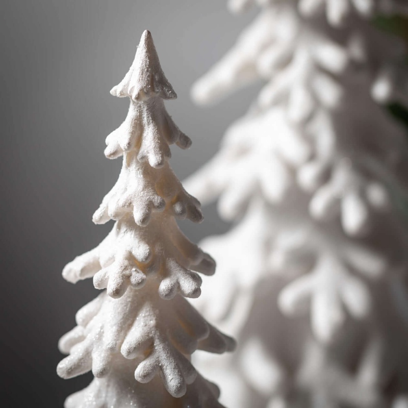 Snow Covered Pine Tree Set