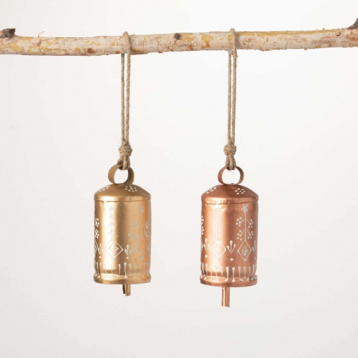 Metallic Hammered Metal Bells