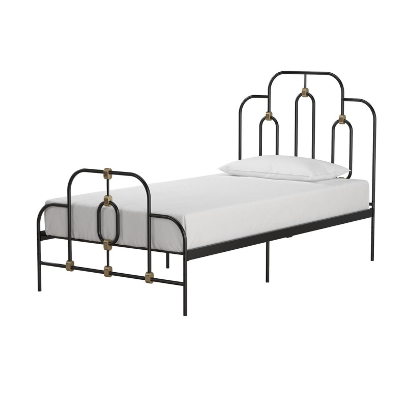 Twin Size Farmhouse Adjustable Height Platform Bed