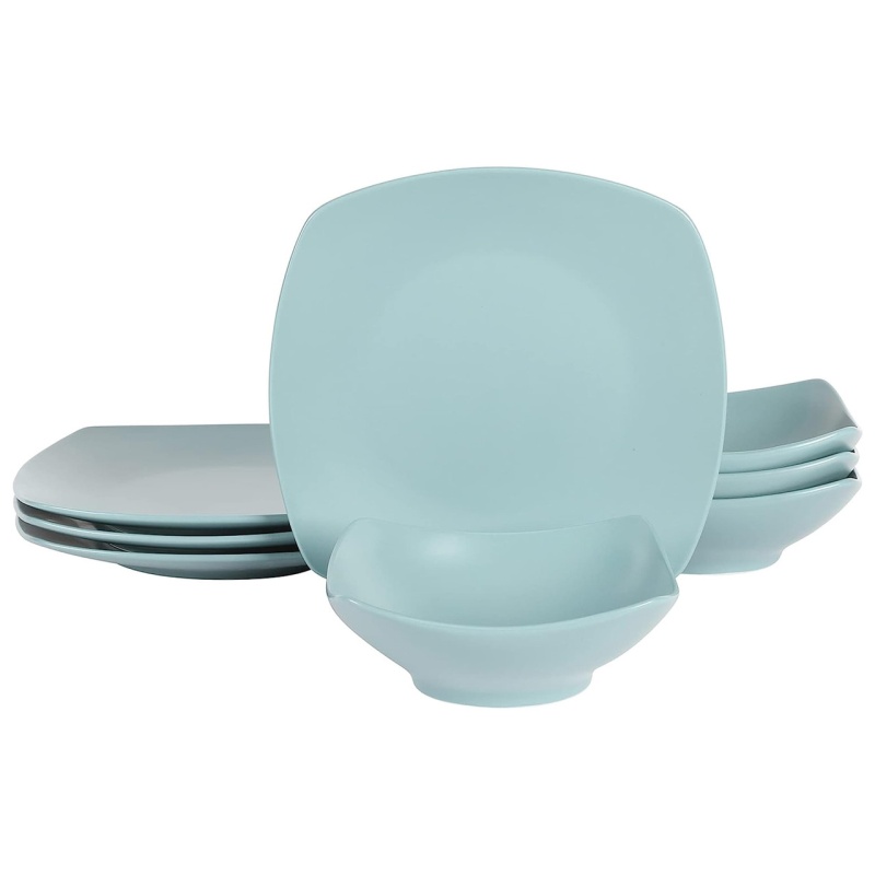 Gibson Home Zen Buffetware 8 Piece Fine Ceramic Dinnerware Set