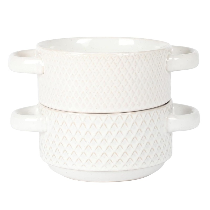 Gibson Elite Earlhart 2-Piece 6-Inch Soup Bowl Set